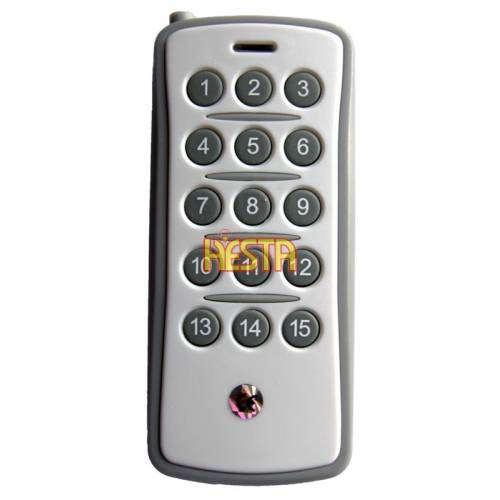 15CH RF Wireless Remote Control / 15 Buttons Key Radio Controller / 433MHz Transmitter