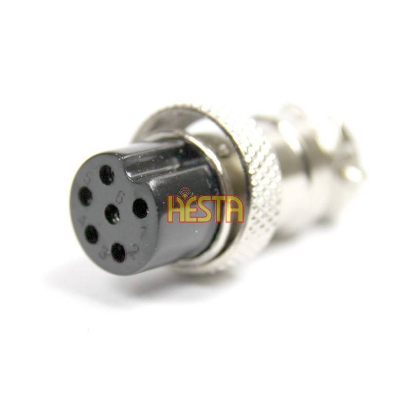 Plug CB 6 PIN microphone connector P.U.H. HESTA