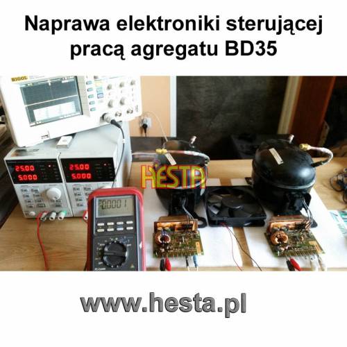 Naprawa elektroniki sterującej pracą agregatu BD35