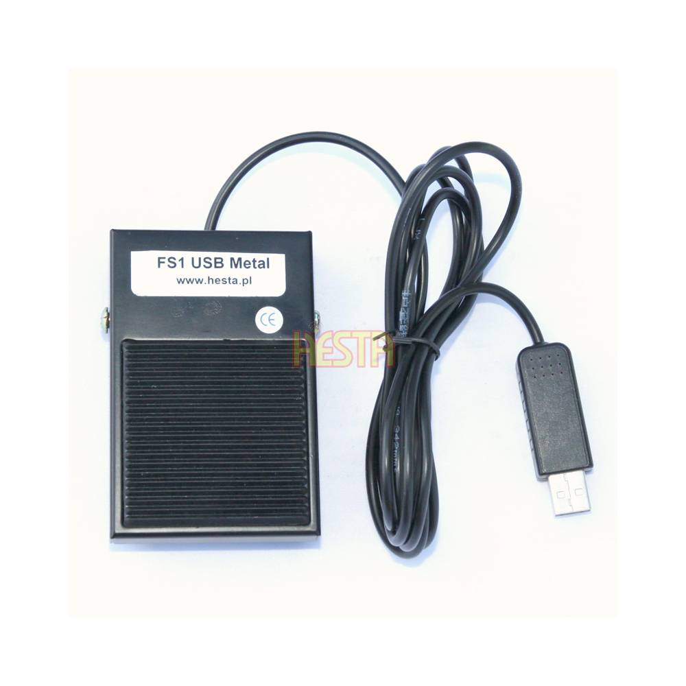 FS1 USB Single Foot Switch Pedal metal P.U.H. HESTA