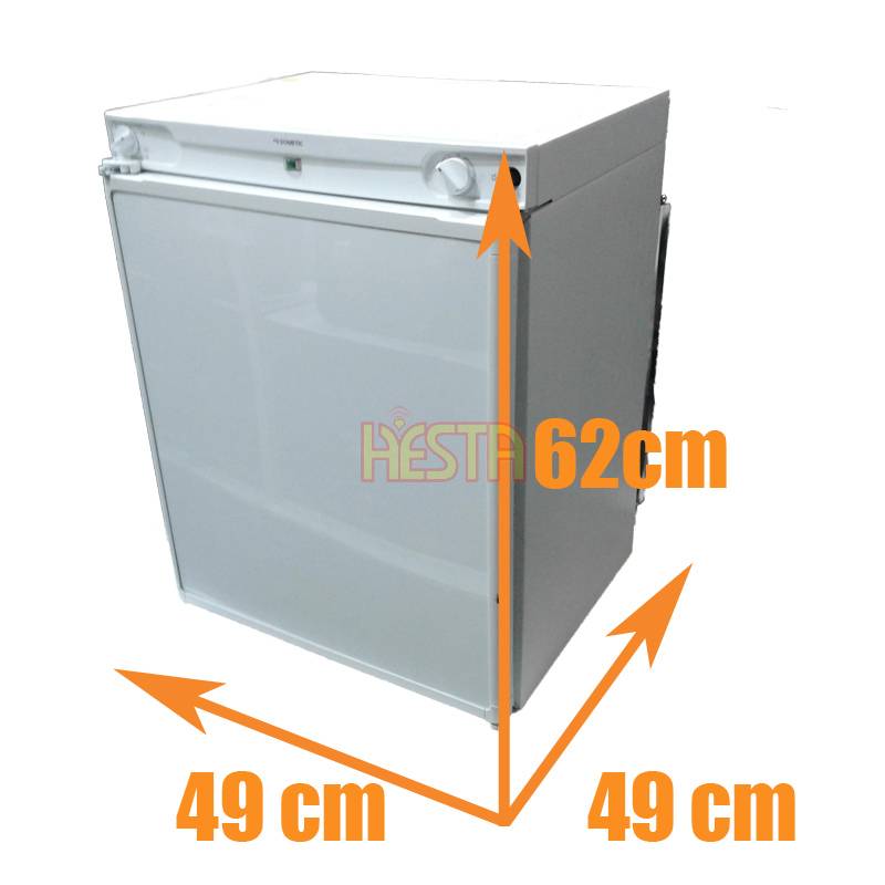 Absorption Freistehender weißer Kühlschrank DOMETIC RF62 12V 230V Gas -  P.U.H. HESTA