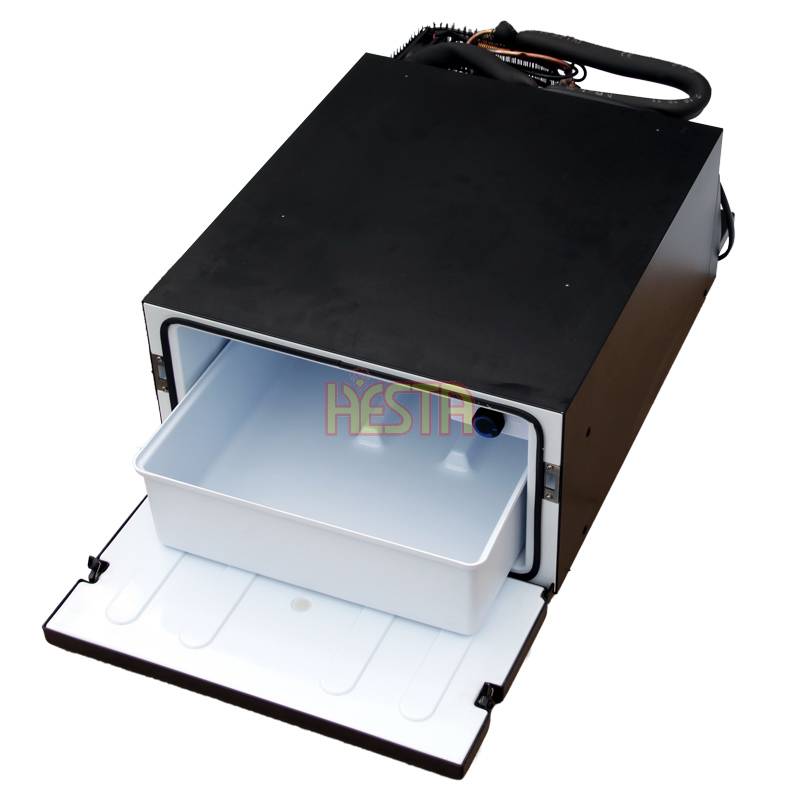 Compressor refrigerator with drawer builtin for yacht