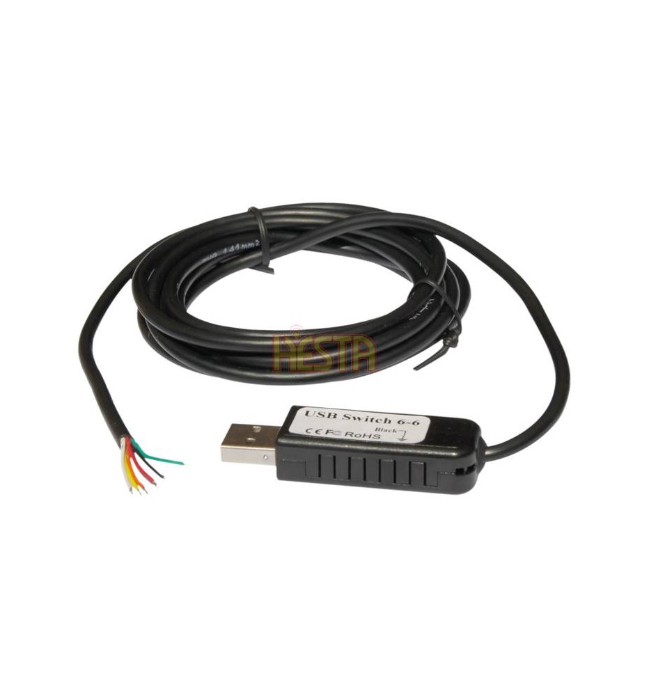 USB cable for 6 inputs for the switch, switch, button