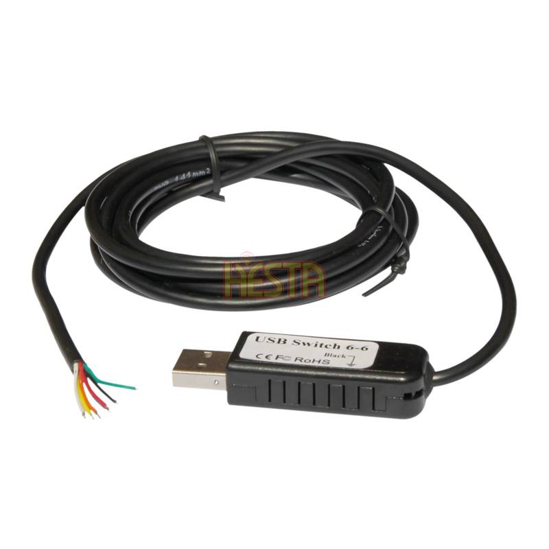 USB-кабель на 6 входа - для коммутатора, переключателя, кнопки, DIY на ...