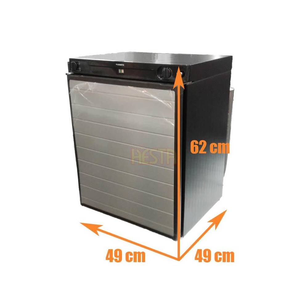 Absorption Freistehender schwarz Kühlschrank DOMETIC RF60 12V 230V