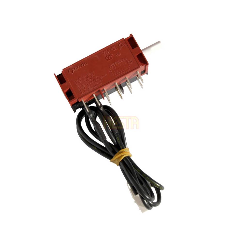 Energy selection switch, on / off switch, gas / electric switch for