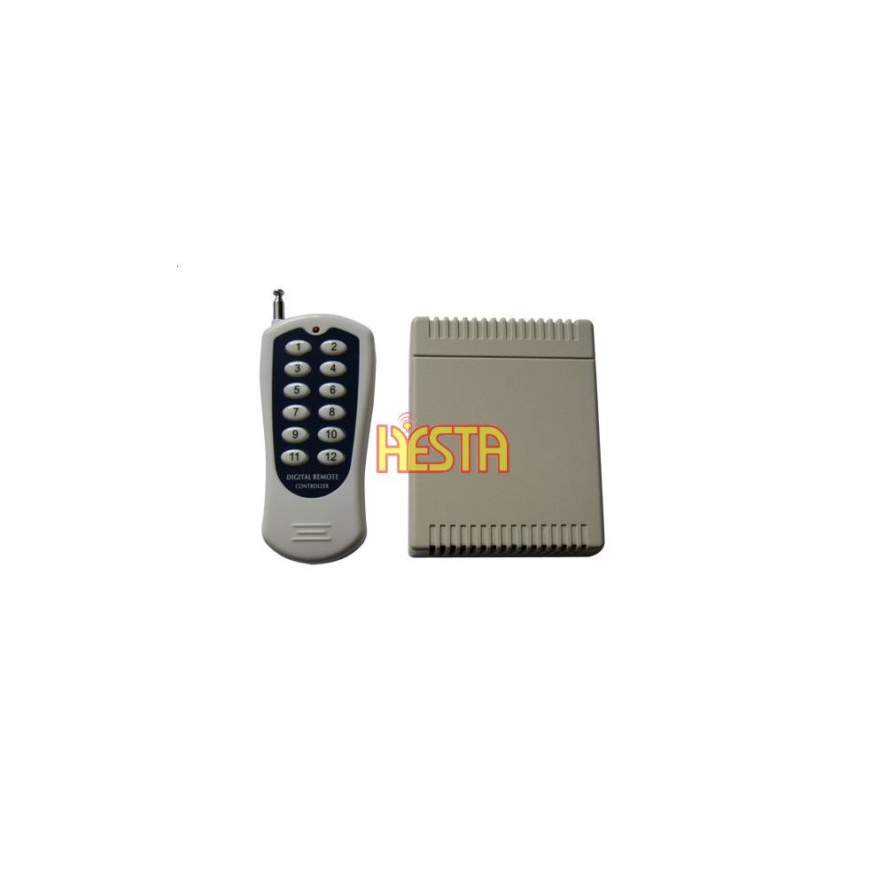 12 V 12CH Canaux Télécommande Sans Fil Relais radio Interrupteur émetteur-Récepteur Récepteur